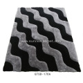 Polyester Soft & Silk Shaggy 3D Carpet